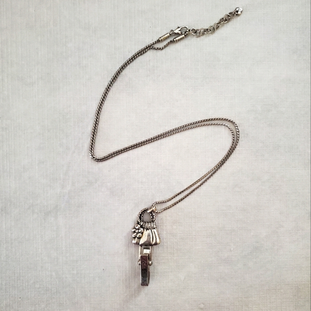 Brighton love blossom ID badge clip necklace - Picture 2 of 14